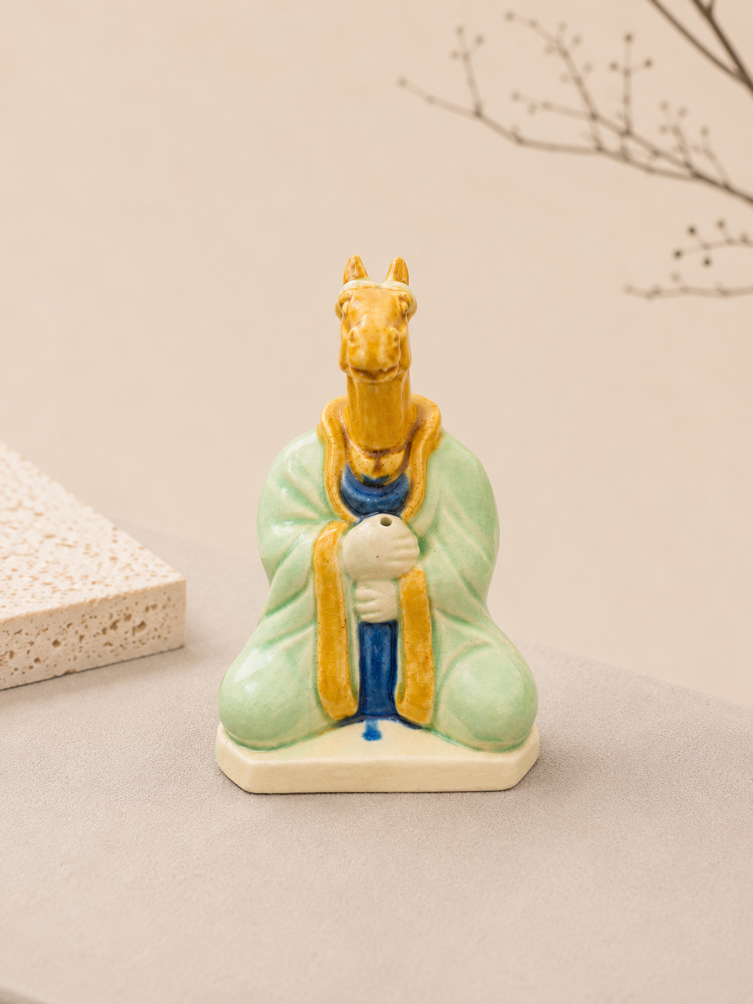 Ma Bu Huang · Tang-Inspired Horse Incense Holder & Figurine | 马不慌