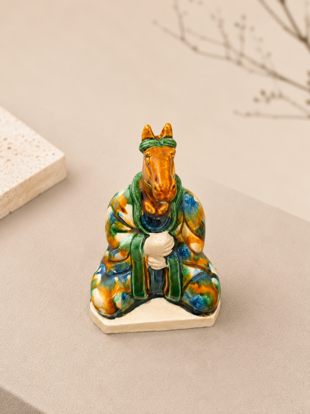 Ma Bu Huang · Tang-Inspired Horse Incense Holder & Figurine | 马不慌