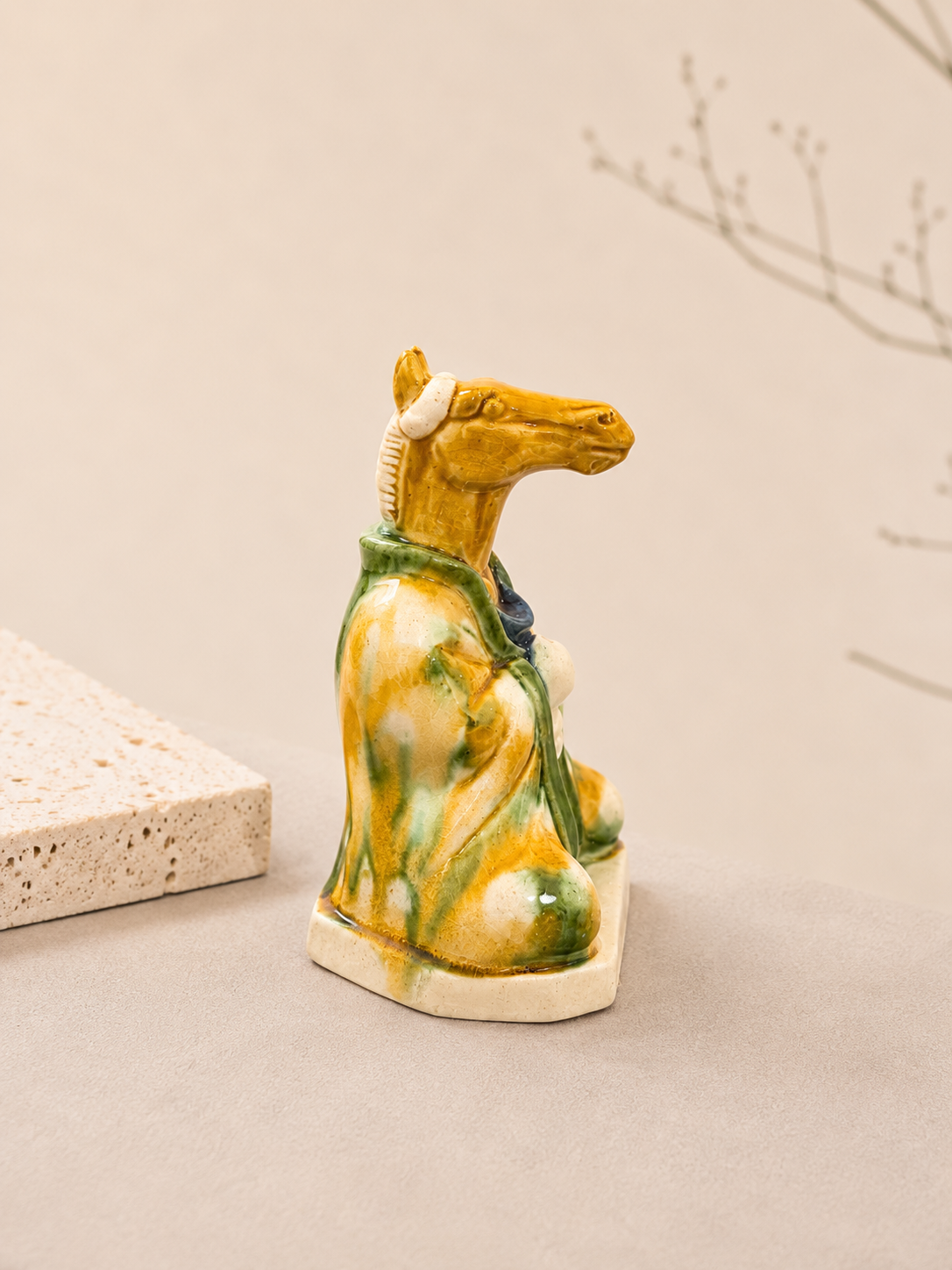 Ma Bu Huang · Tang-Inspired Horse Incense Holder & Figurine | 马不慌