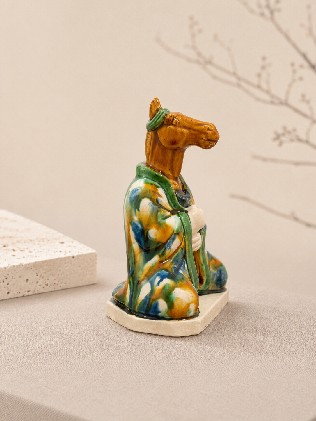 Ma Bu Huang · Tang-Inspired Horse Incense Holder & Figurine | 马不慌