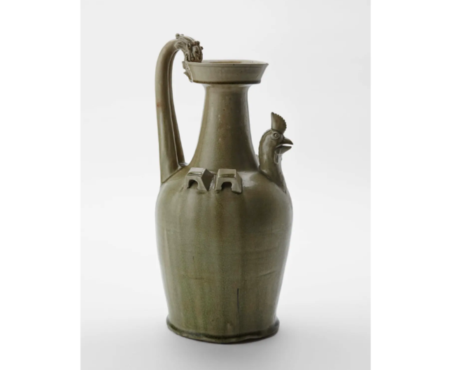Chicken-headed Celadon Ewer · 鸡首壶