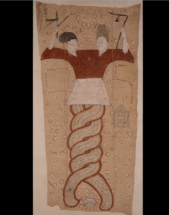 Fuxi and Nüwa Figurine · 伏羲女娲像
