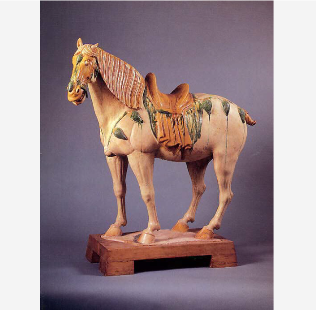 Tang Sancai Horse · 唐三彩陶马
