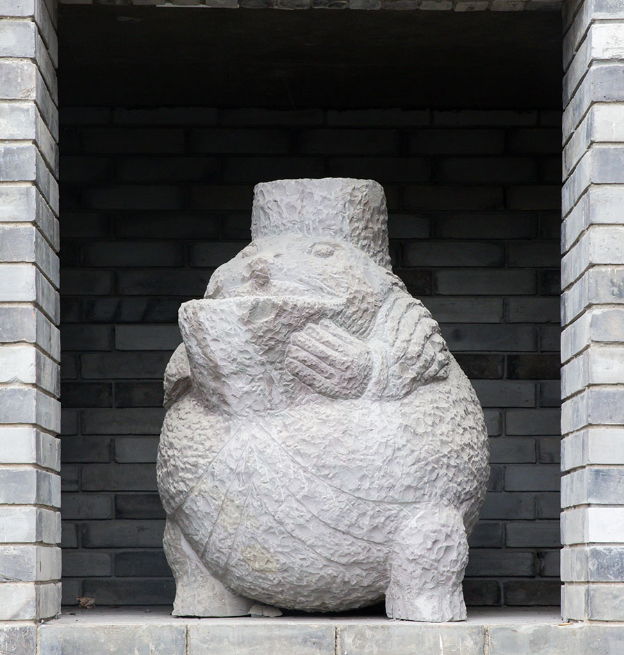 Yue Celadon Rabbit-shaped Water Dropper · 越窑青瓷兔形砚滴