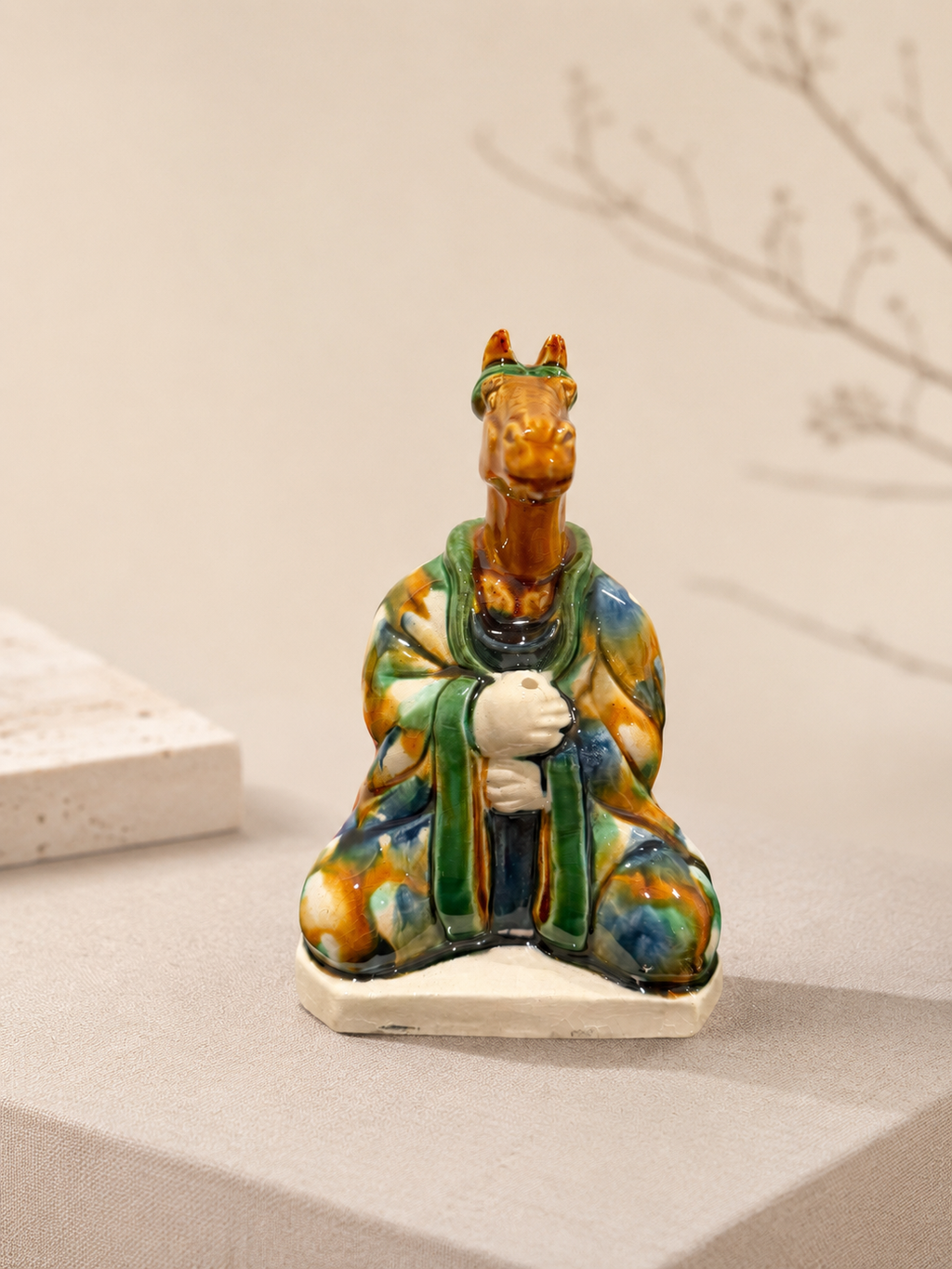 Ma Bu Huang · Tang-Inspired Horse Incense Holder & Figurine | 马不慌
